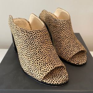 Vince Camuto Calf Hair Mules